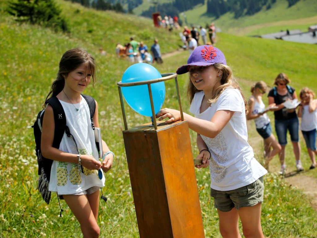 Kinder und Familienurlaub in Lech bei der Alpe Rud